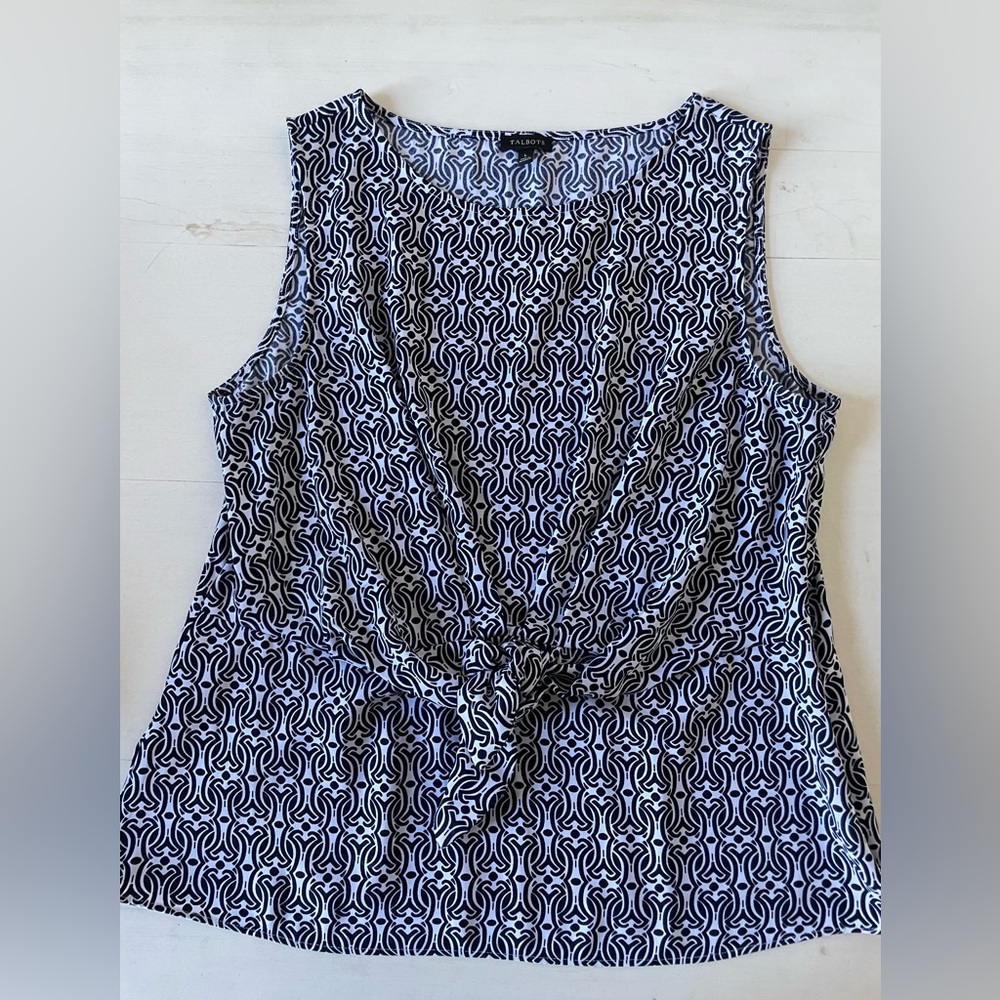 Talbots women’s size large sleeveless blouse